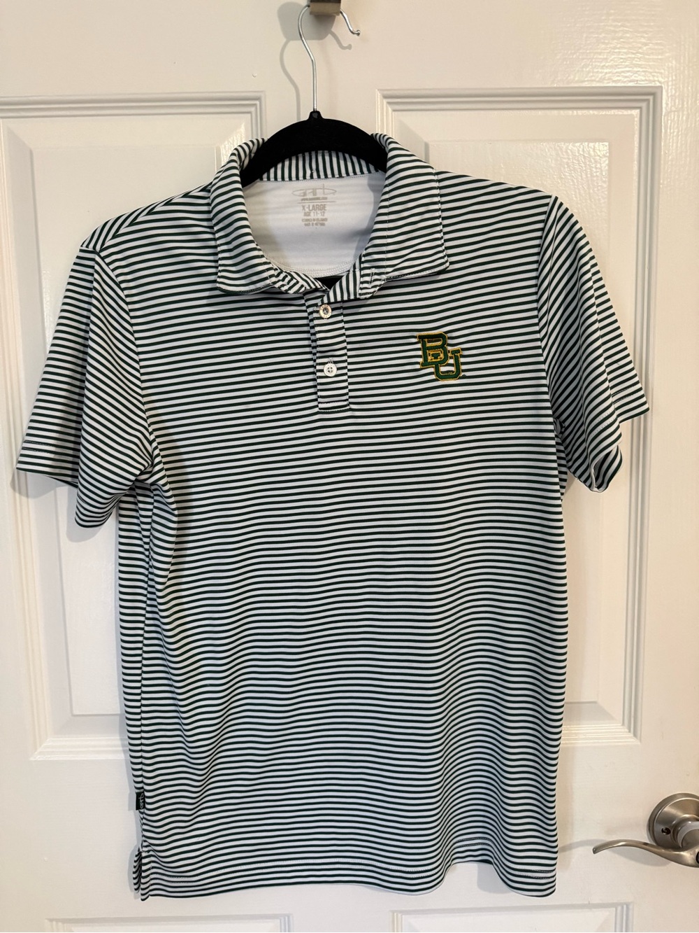 Garb polo Baylor university kids size 11/12